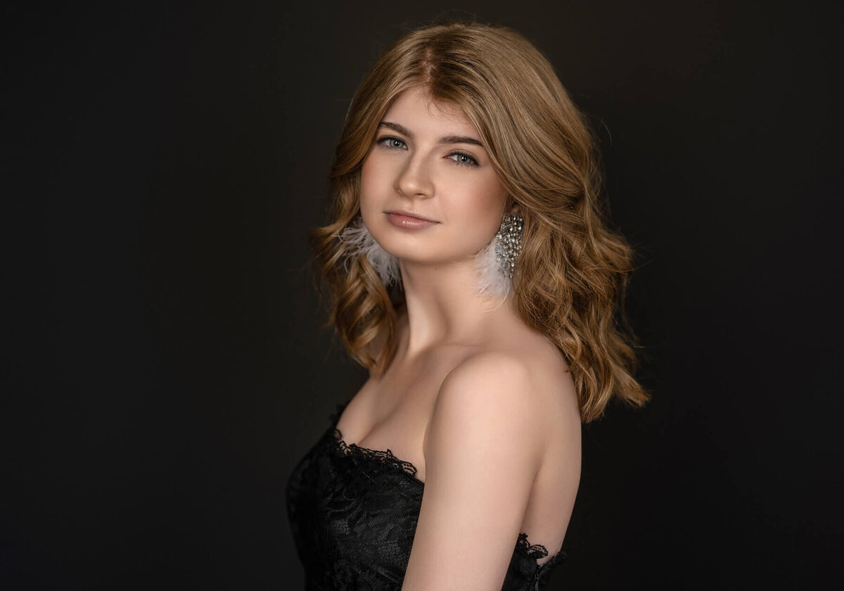Stylish senior portrait
