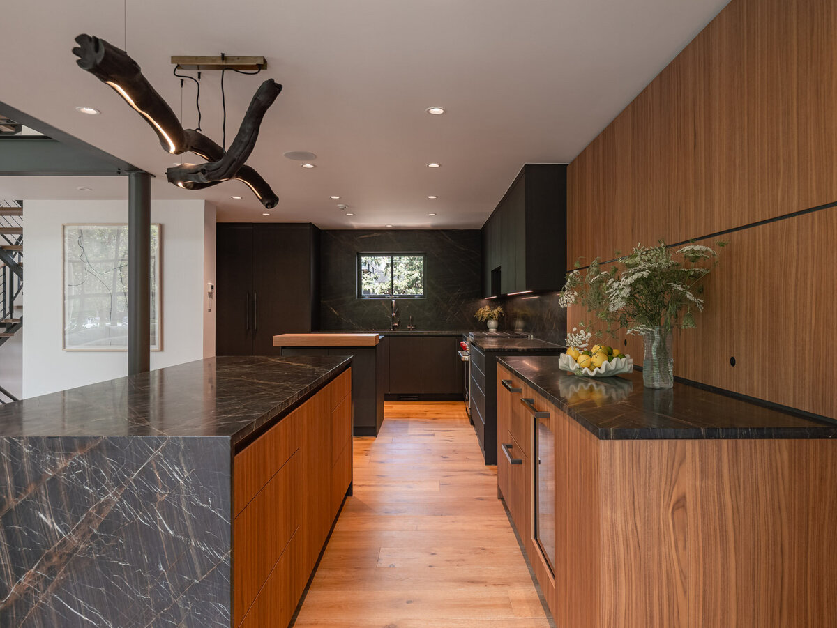 Exterior and interior views of the luxury home at 624 E Hopkins Avenue in Aspen Core, Colorado.