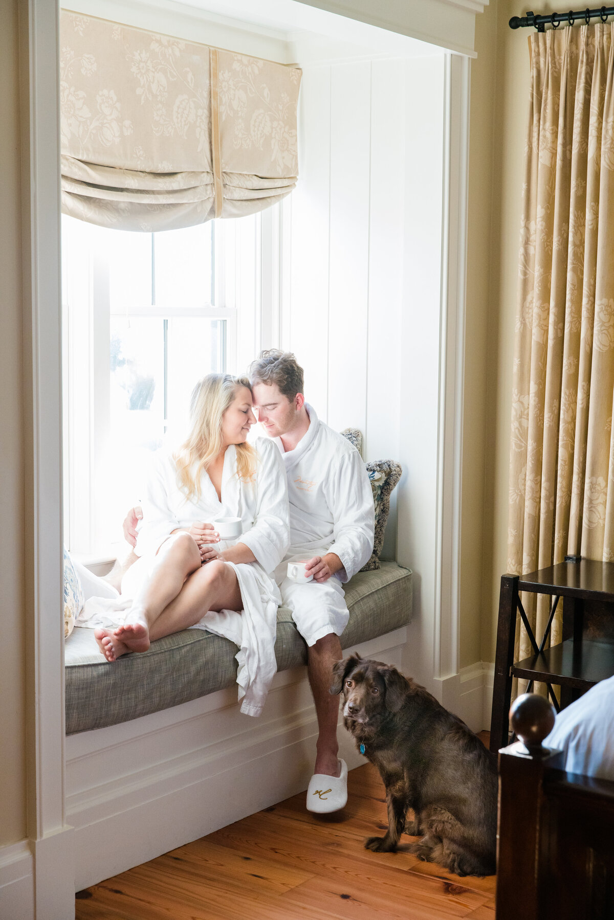 couple on their wedding day at montage palmetto bluff