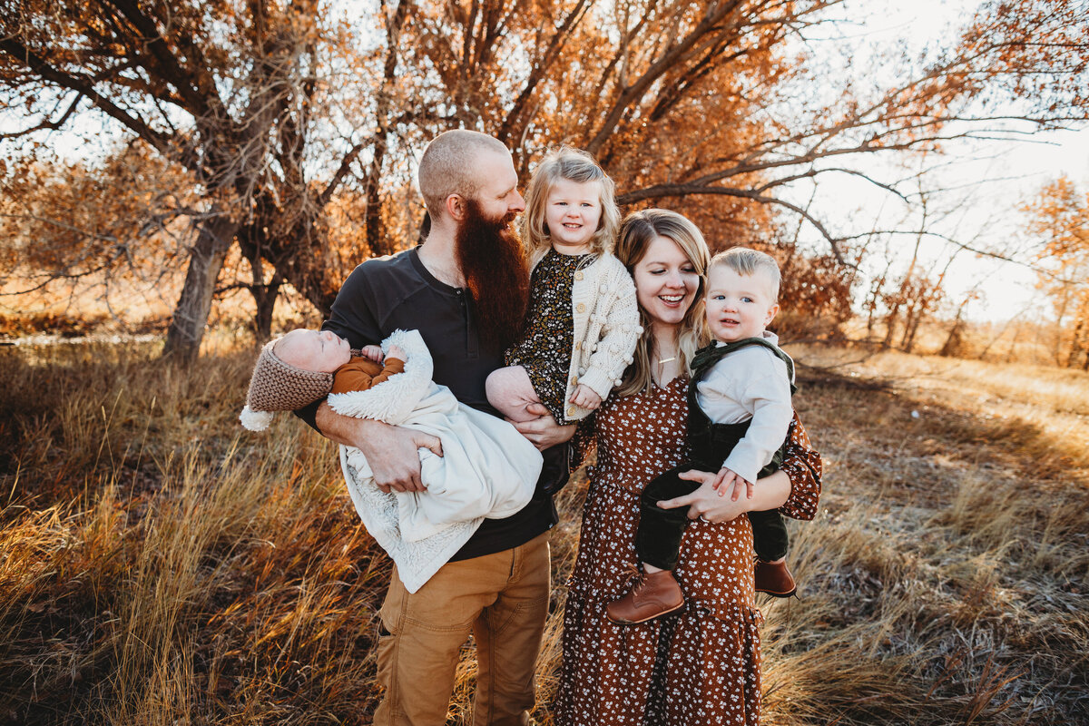 Big family photoshoot in Colorado