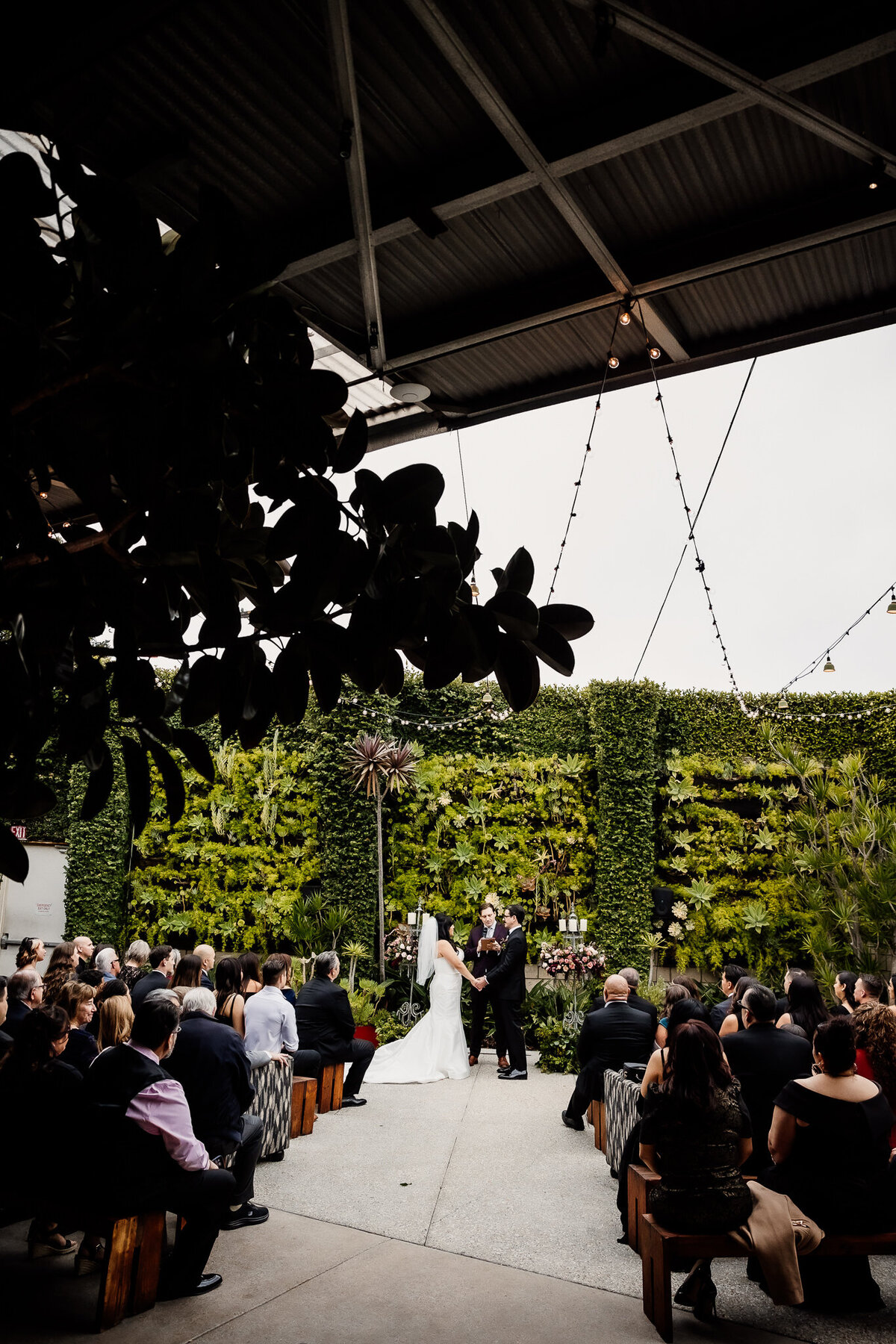 Archer Inspired Photography - Christina and Jake Wedding - Smog Shoppe Los Angeles - Ceremony-124