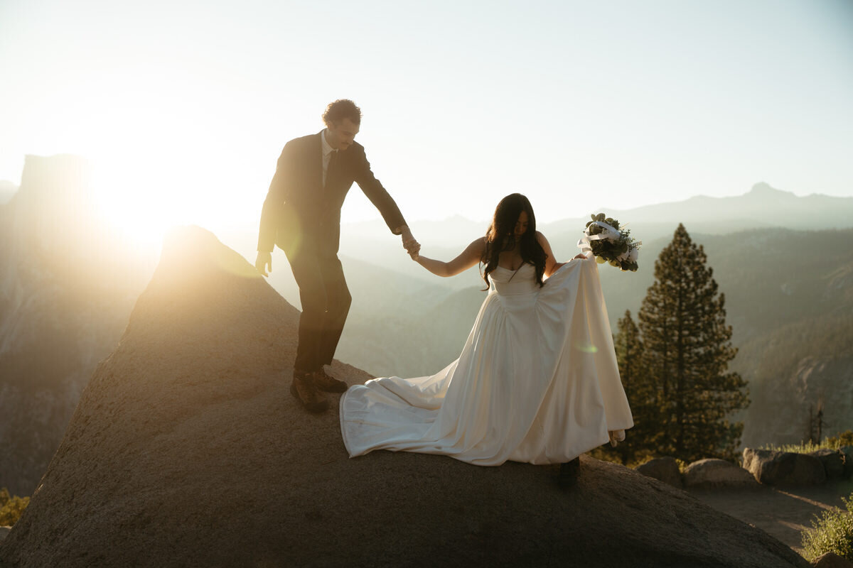 Glacier Point Wedding - The Chaffins-30