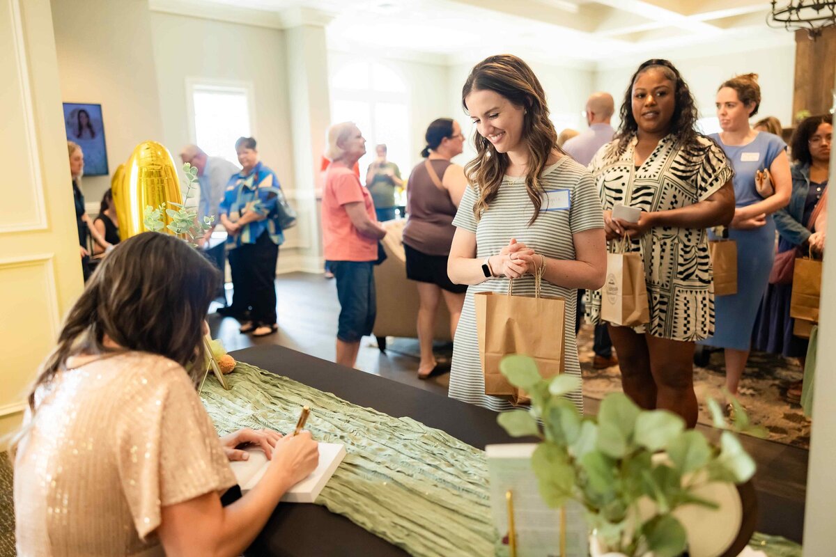 Ashley Opliger Cradled in Hope Book Launch Party, biblical book for grieving moms, miscarriage, stillbirth, infant loss, christian author (98)
