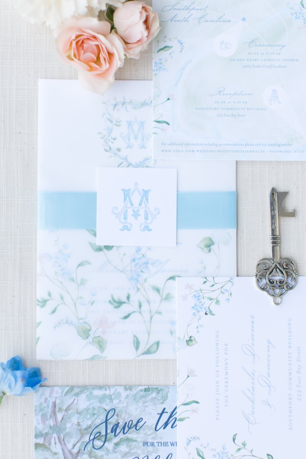 Southport Community Building Wedding | Blue Satin Bee 28