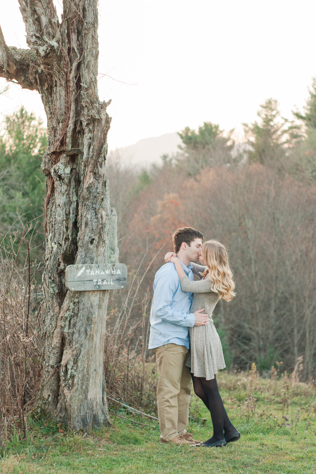 Blue Ridge Parkway Engagement Adventure photographed by Boone Photographer Wayfaring Wanderer.