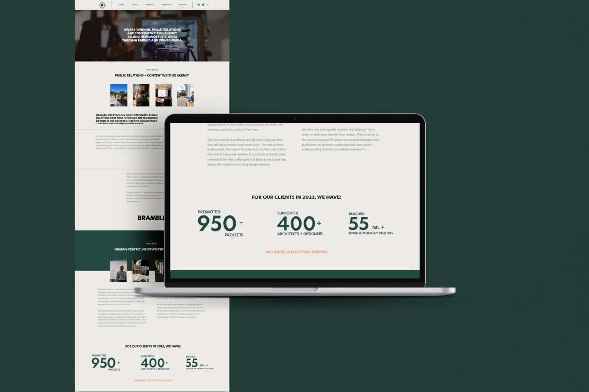 Laptop Mock Up bramble