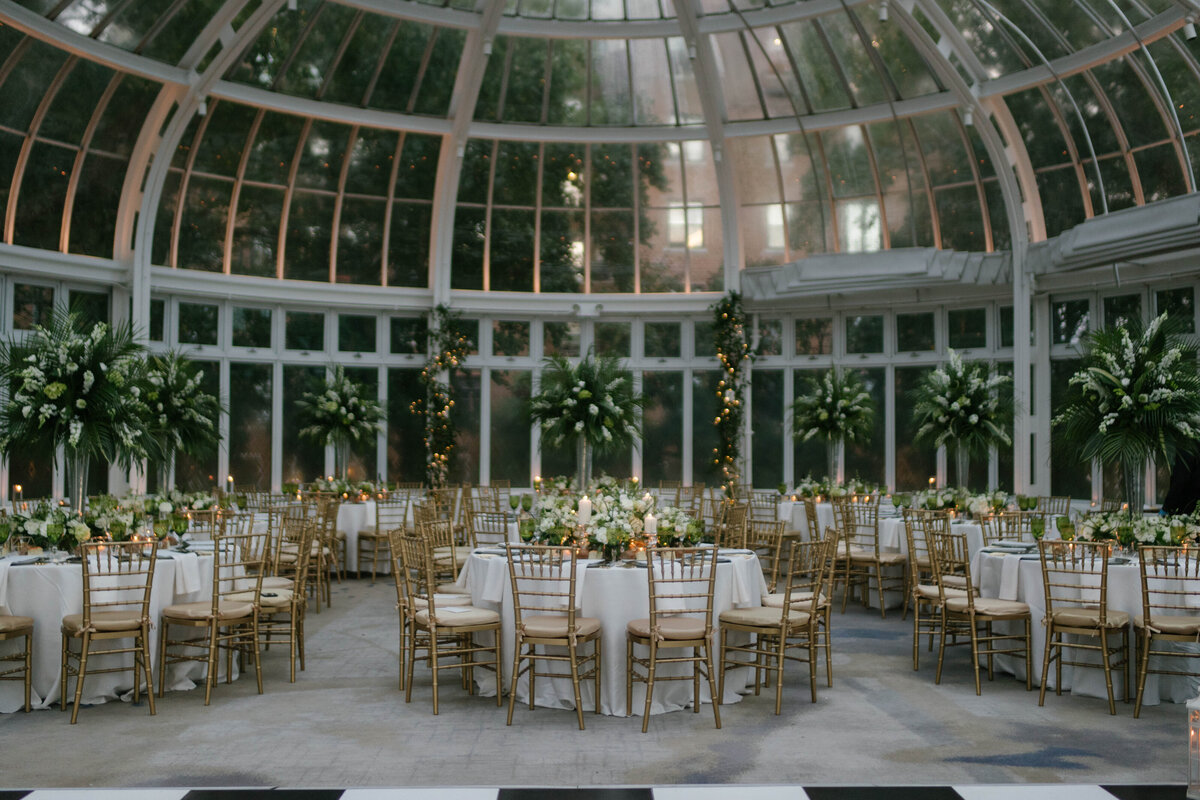 brooklyn botanic garden wedding reception