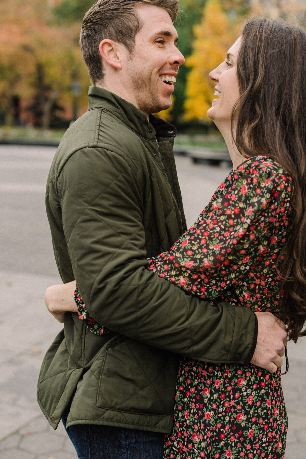 A NYC engagement session