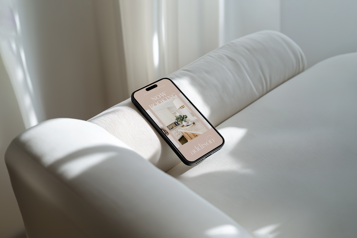 Addison Phone Mockup