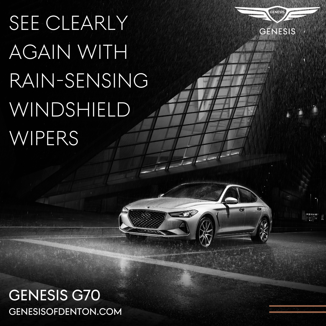 sEE CLEARLY AGAIN WITH RAIN-SENSING WINDSHIELD WIPERS