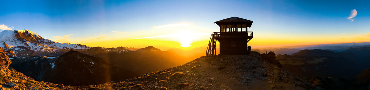 Sunset Mountain Pano