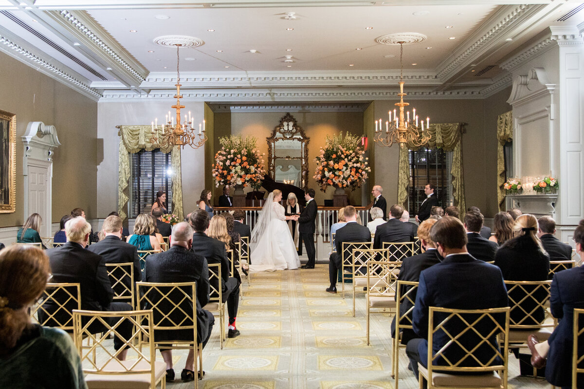 Wedding Ceremony in Alexandria Room at Piedmont Driving Club