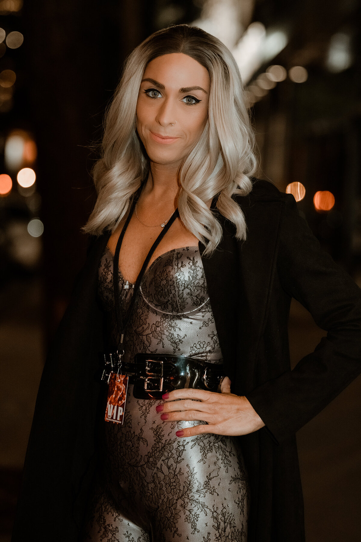 MFW Montreal Fetish Weekend Transgenre en catsuit
