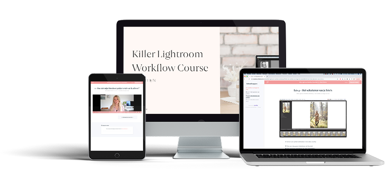 Overzicht van Lightroom workflow workshop