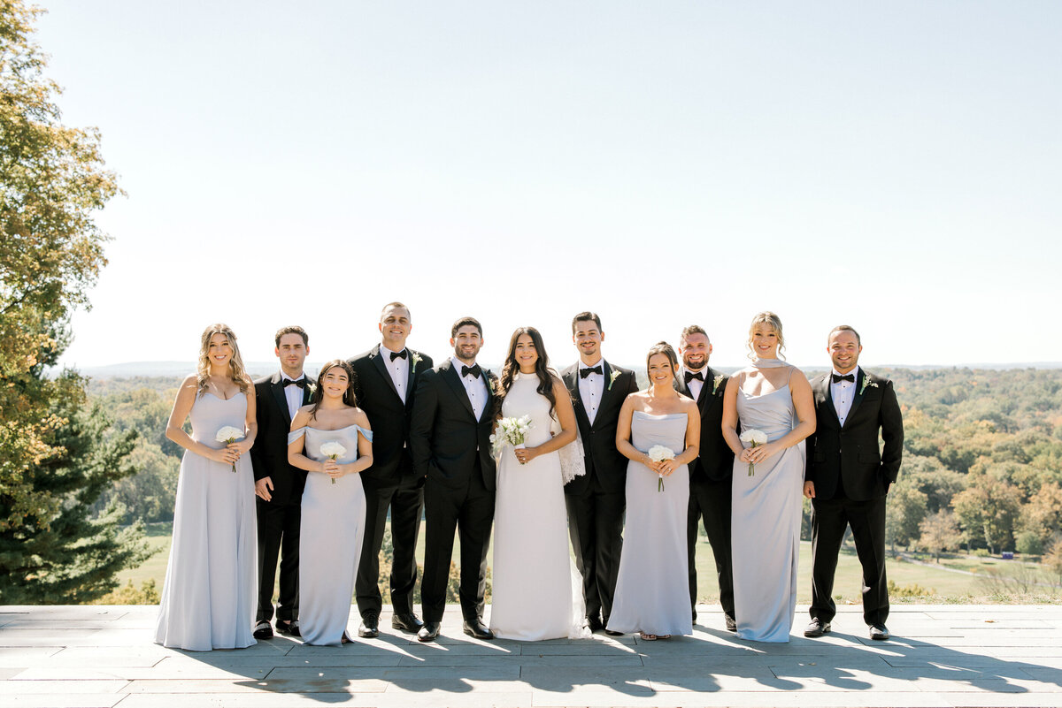 wedding party at pendry natirar mansion