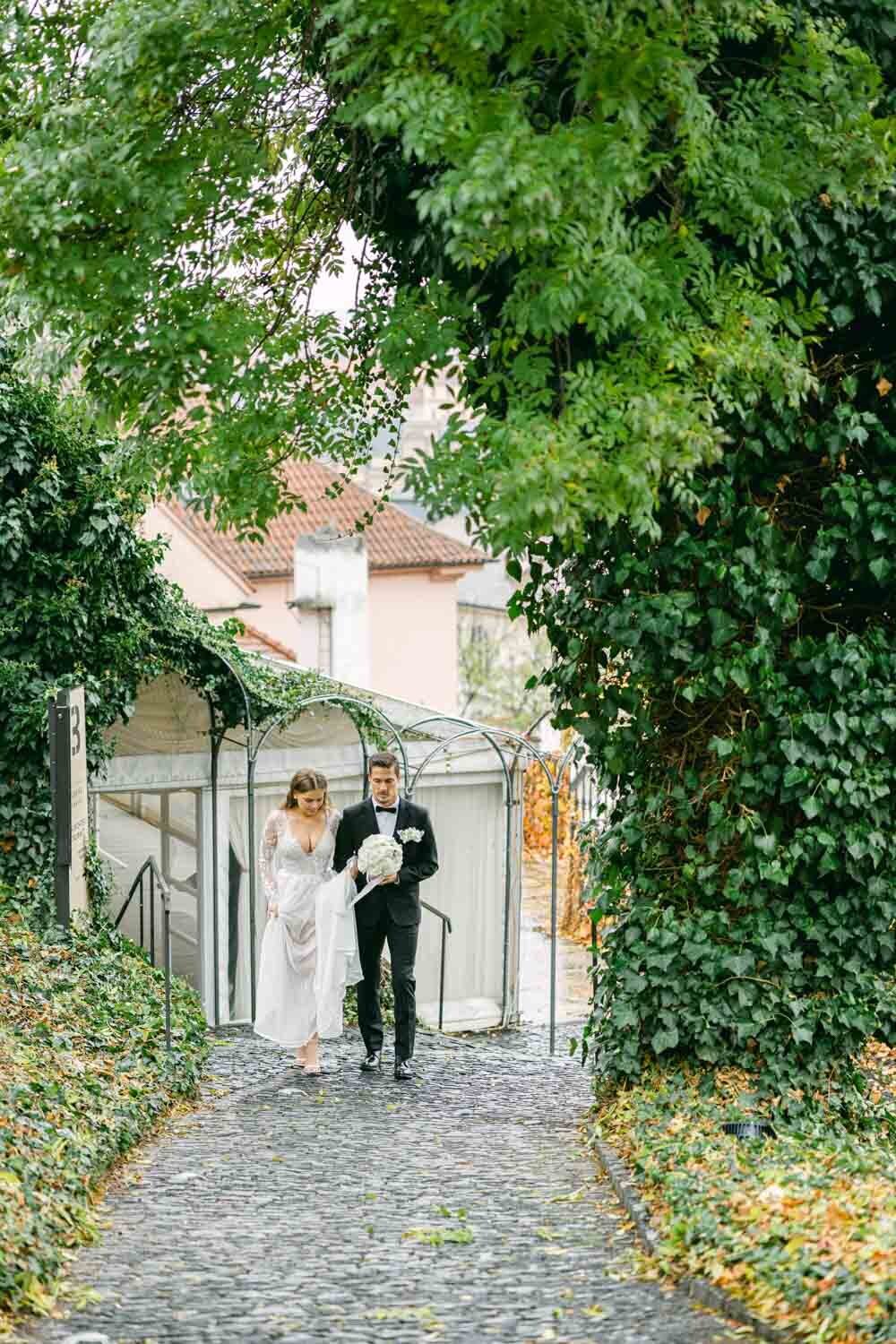 Svatební obřad na Villa Richter