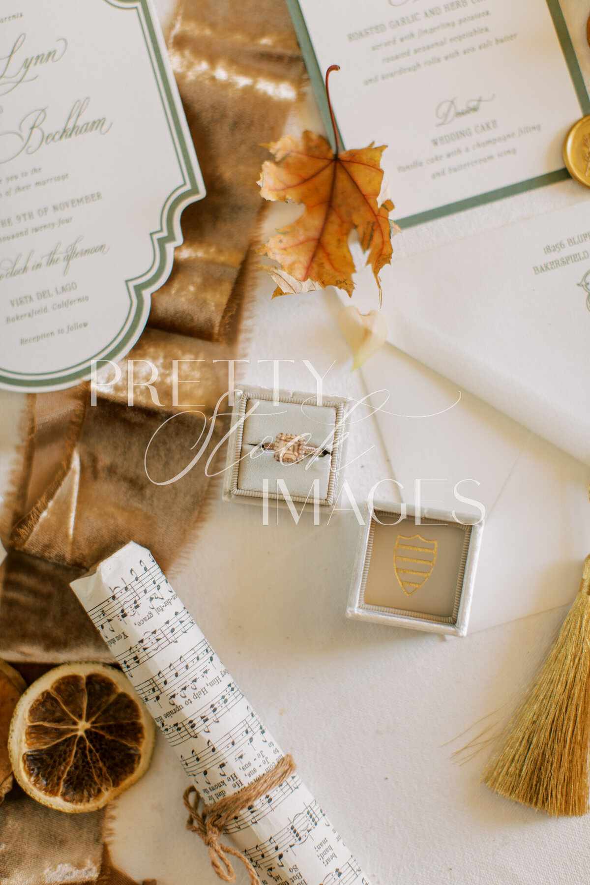 Pretty Stock Images - Fall Wedding Flat Lay-024