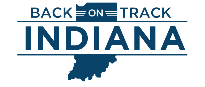 Back on Track Indiana Logo