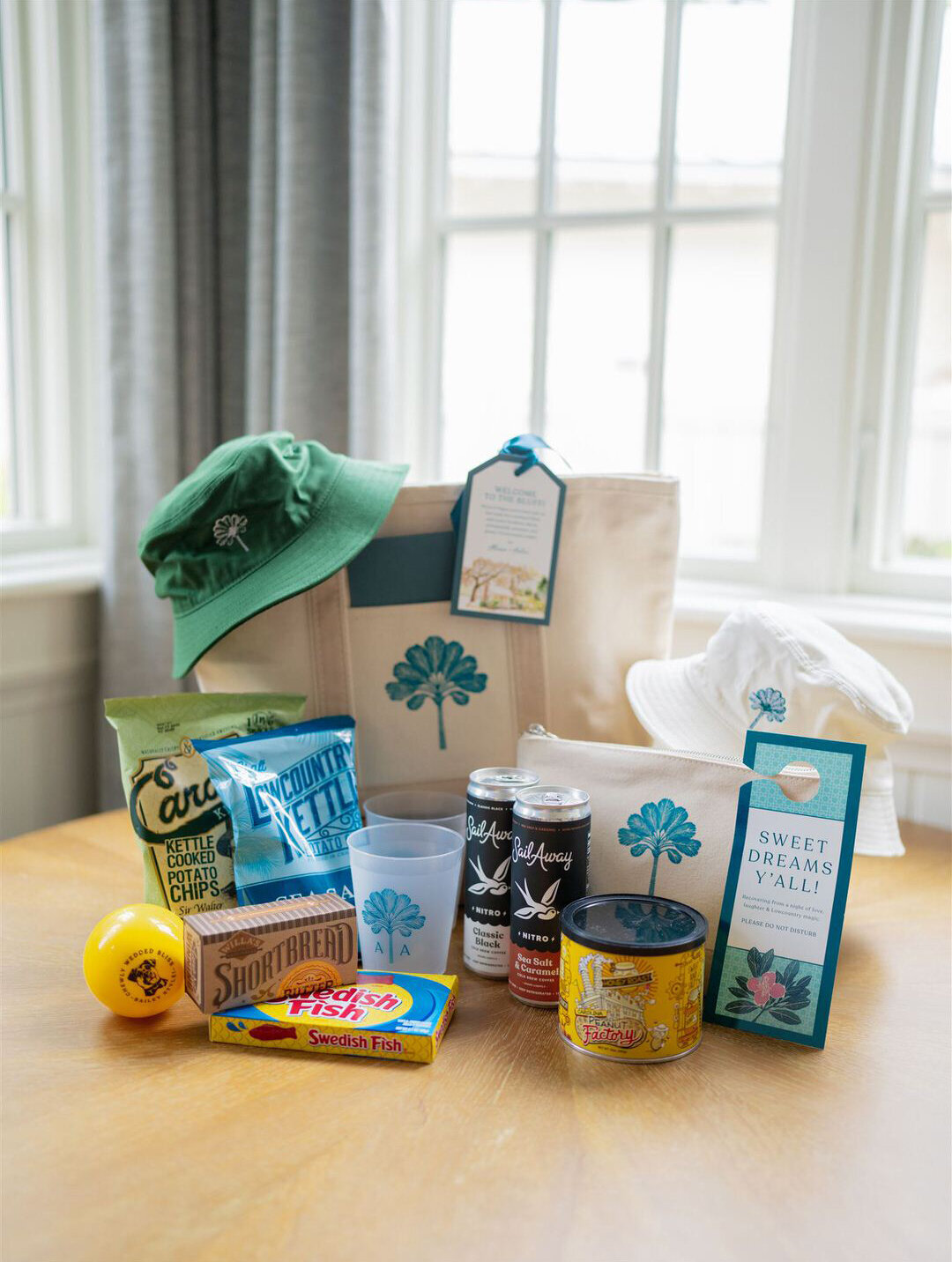 Palmetto-Bluff-Event-Gifting-Wedding-Giftbag-by-WedLuxeAgency.com-for-GoBella.com