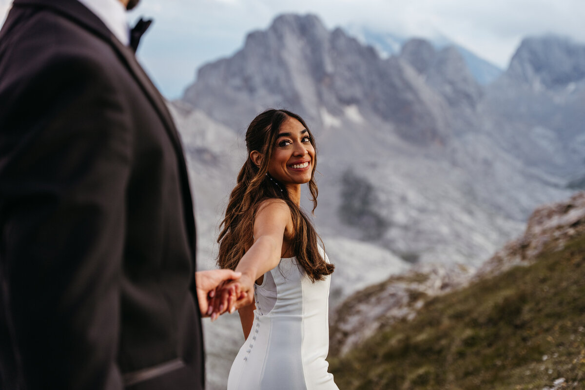Marmarole helicopter Elopement Dolomites -68