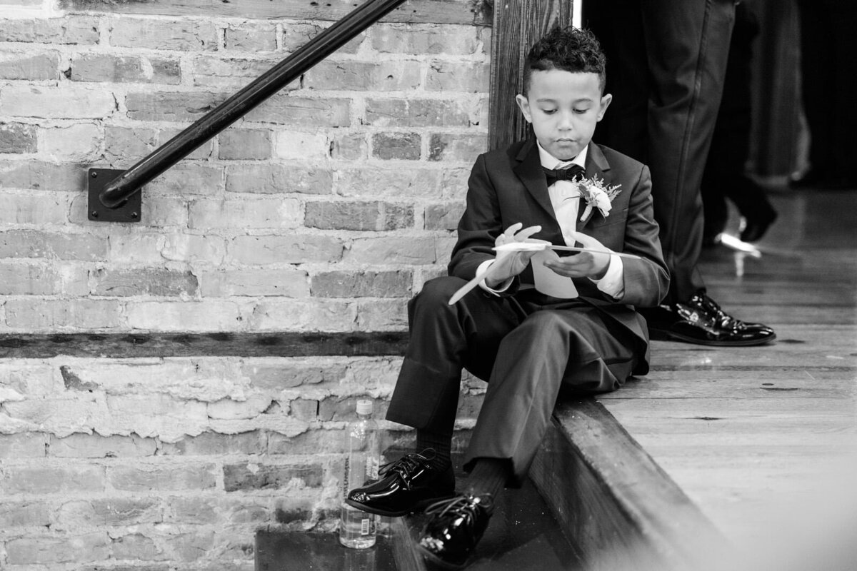 Brooklyn Arts Center Wedding | Blue Satin Bee 25