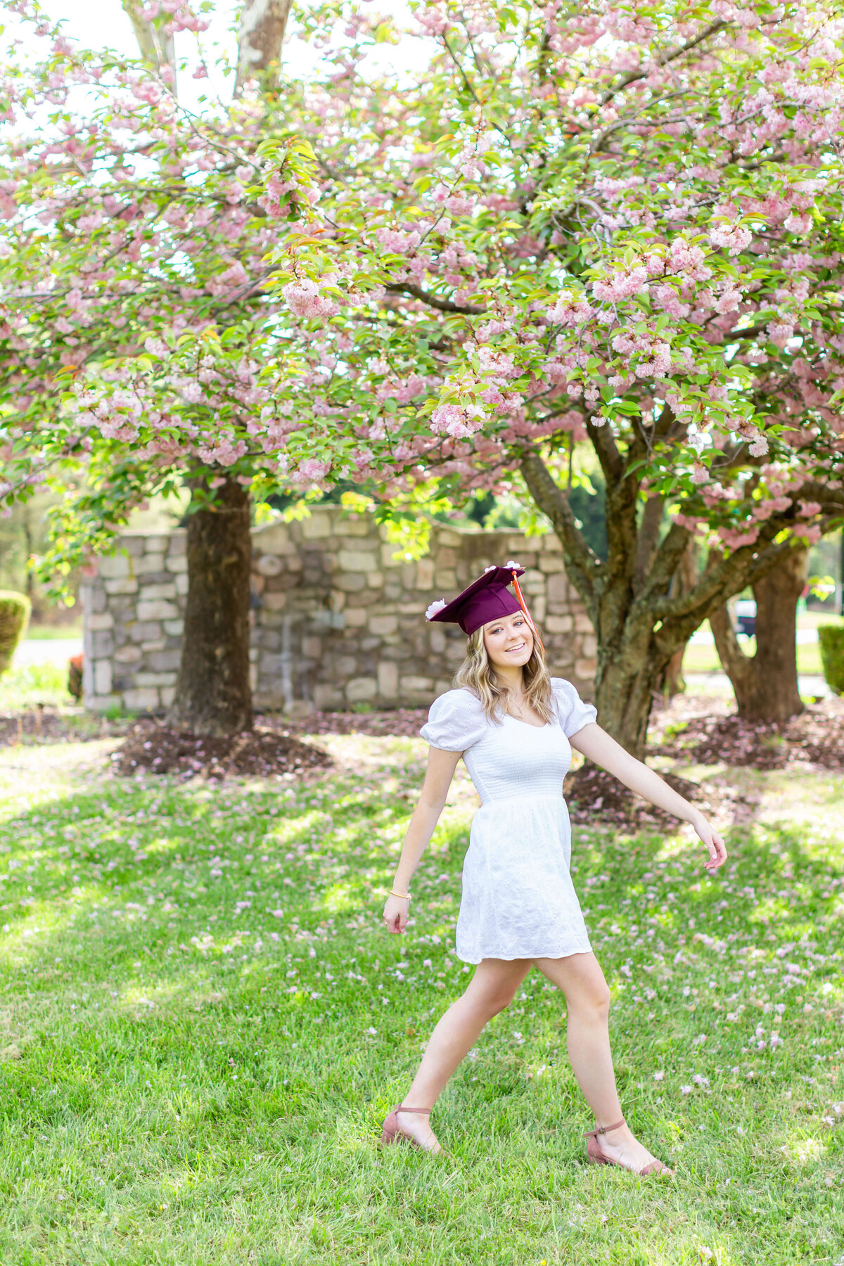 Spring Cap and Gown Senior Photoshoot 19