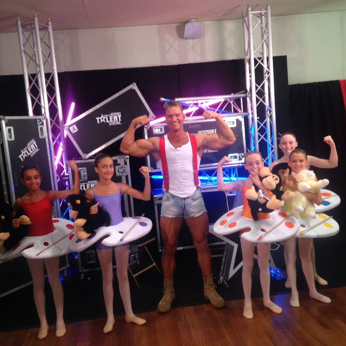 Brent Ray Fraser Backstage Lumberjack France Got Talent 2015-09-05