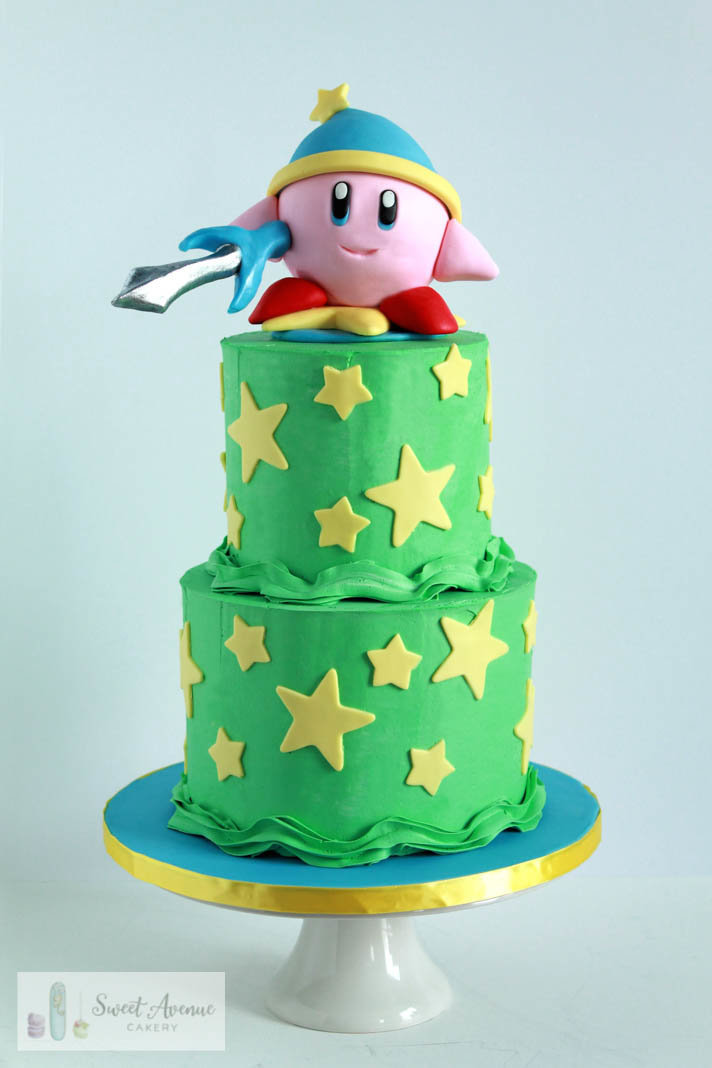Kirby birthday cake