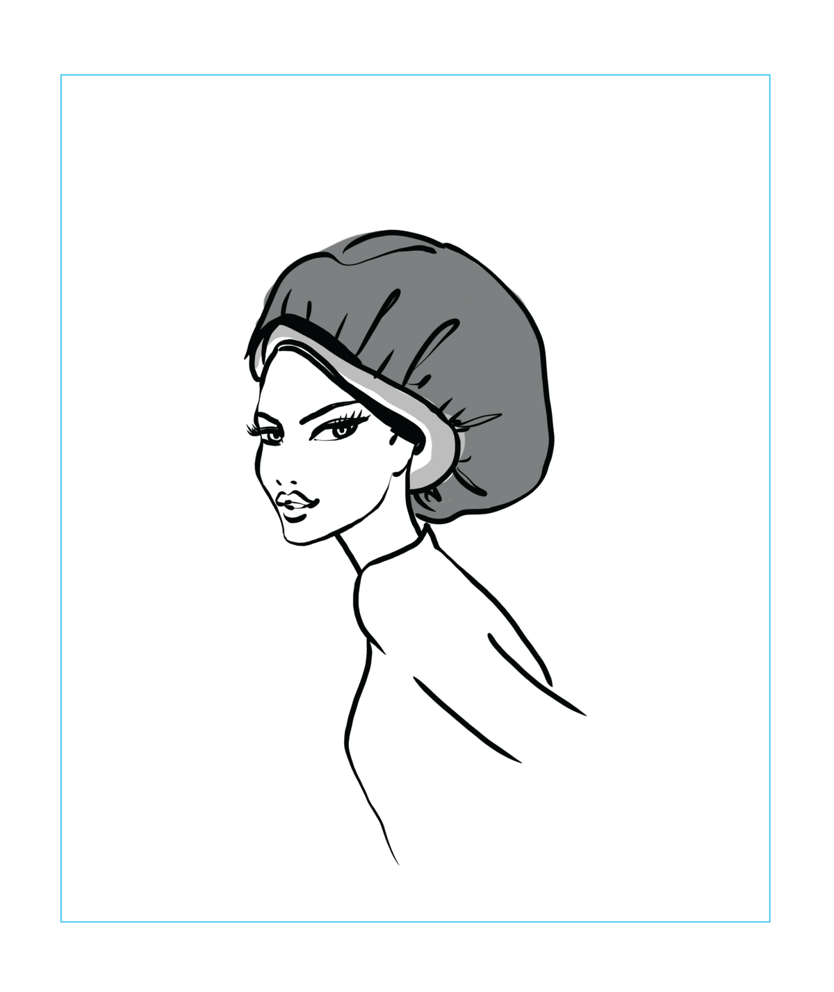 asb shower cap SNB-05