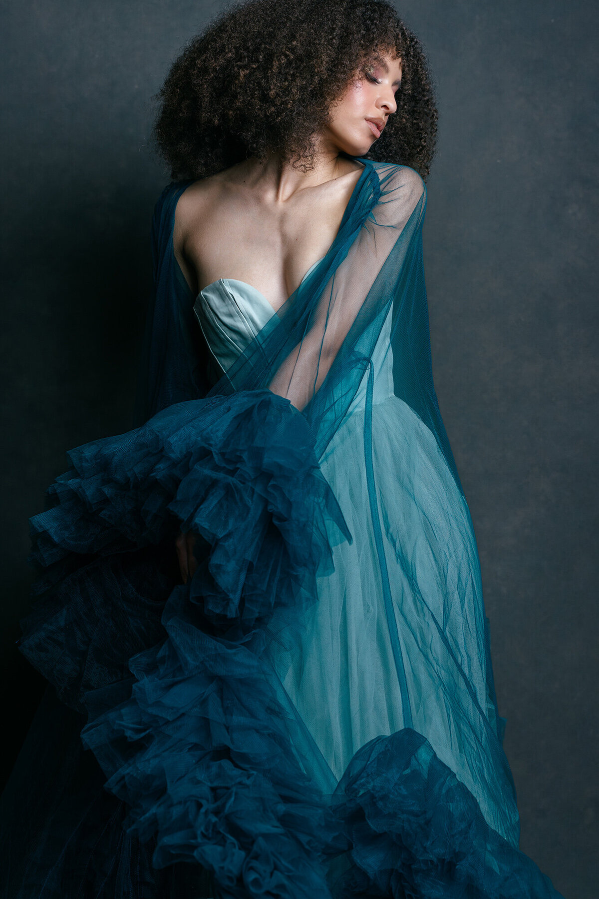 woman-teal-dress