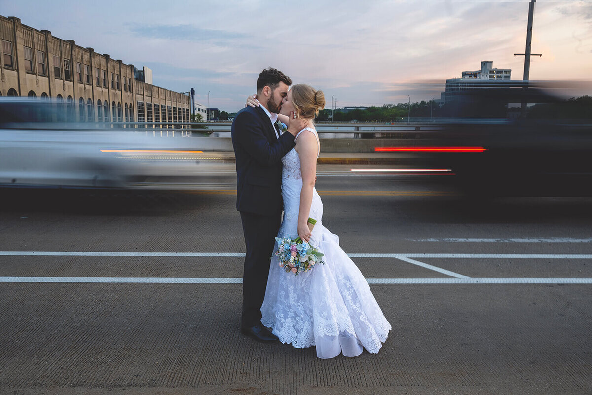 The Standard downtown Rockford traffic movement Rockford Wedding Photography