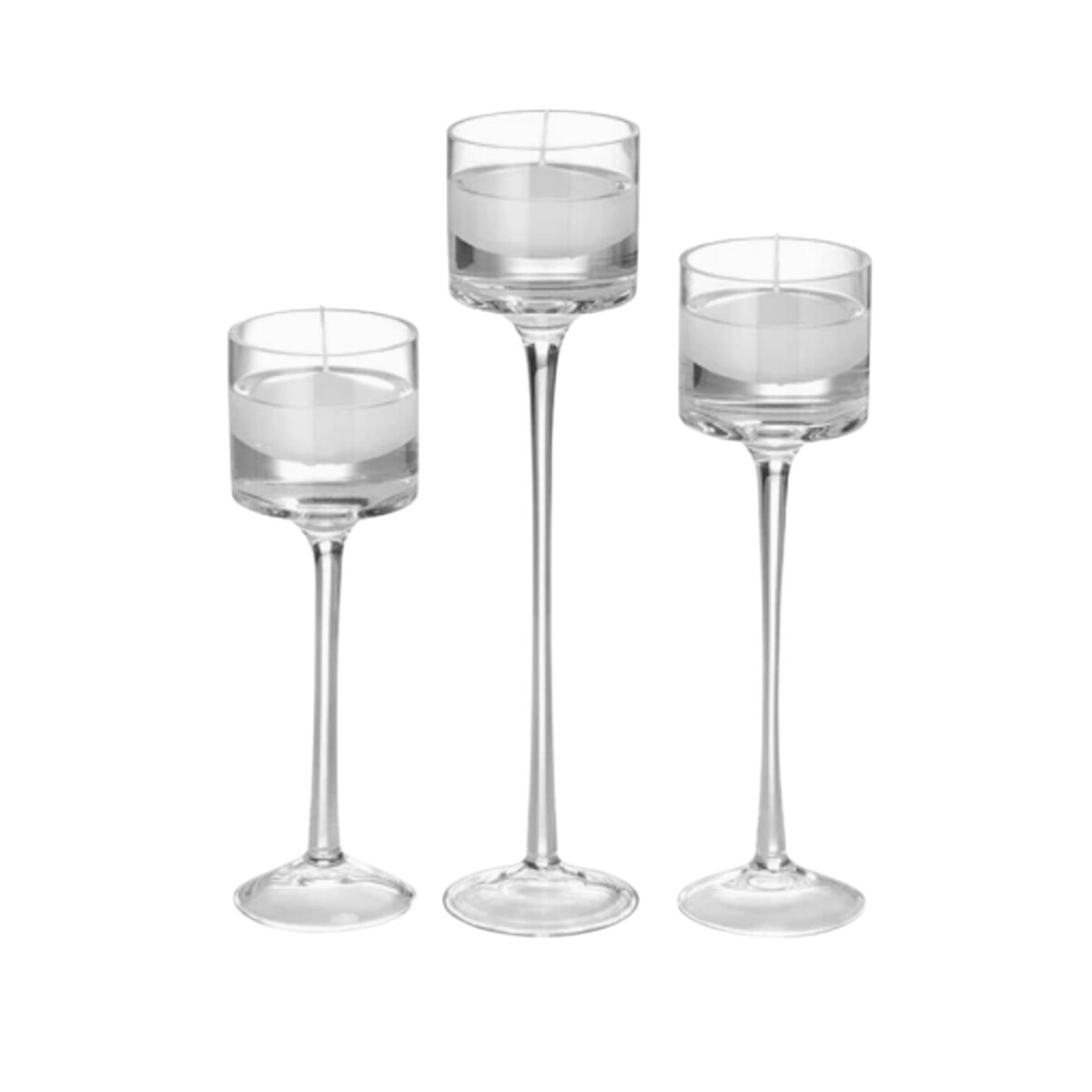 pedestal floating candle holders