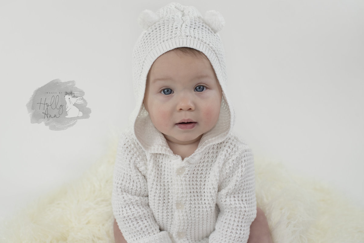 6 month old baby portrait session