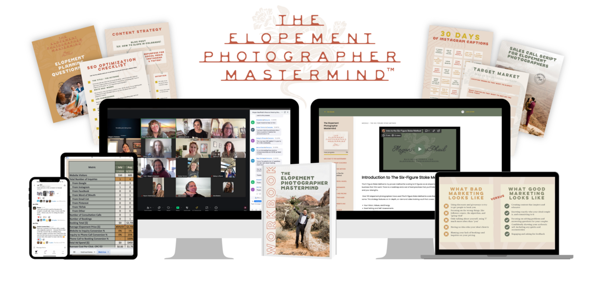 how to become an elopement photographer