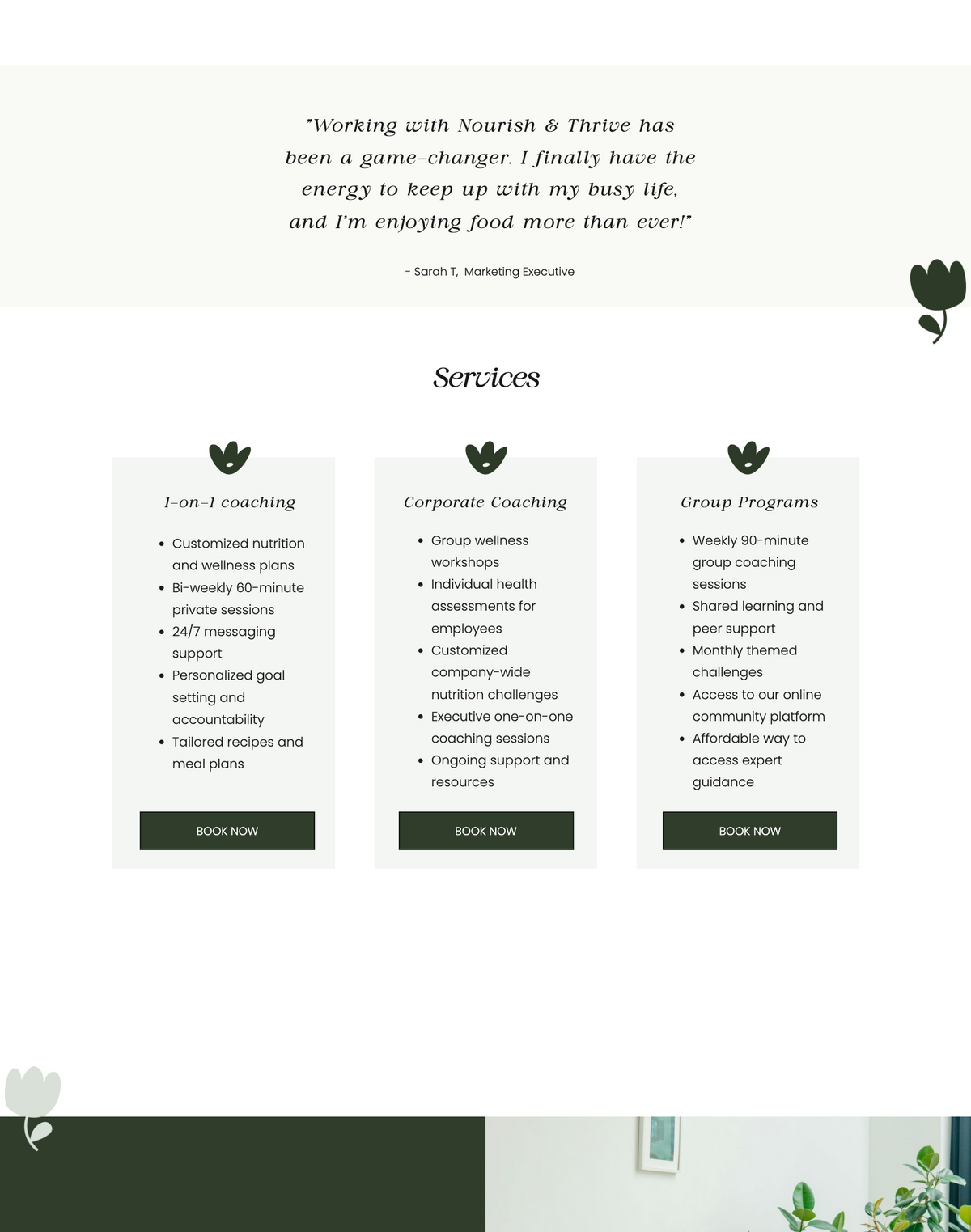 dietitian website template