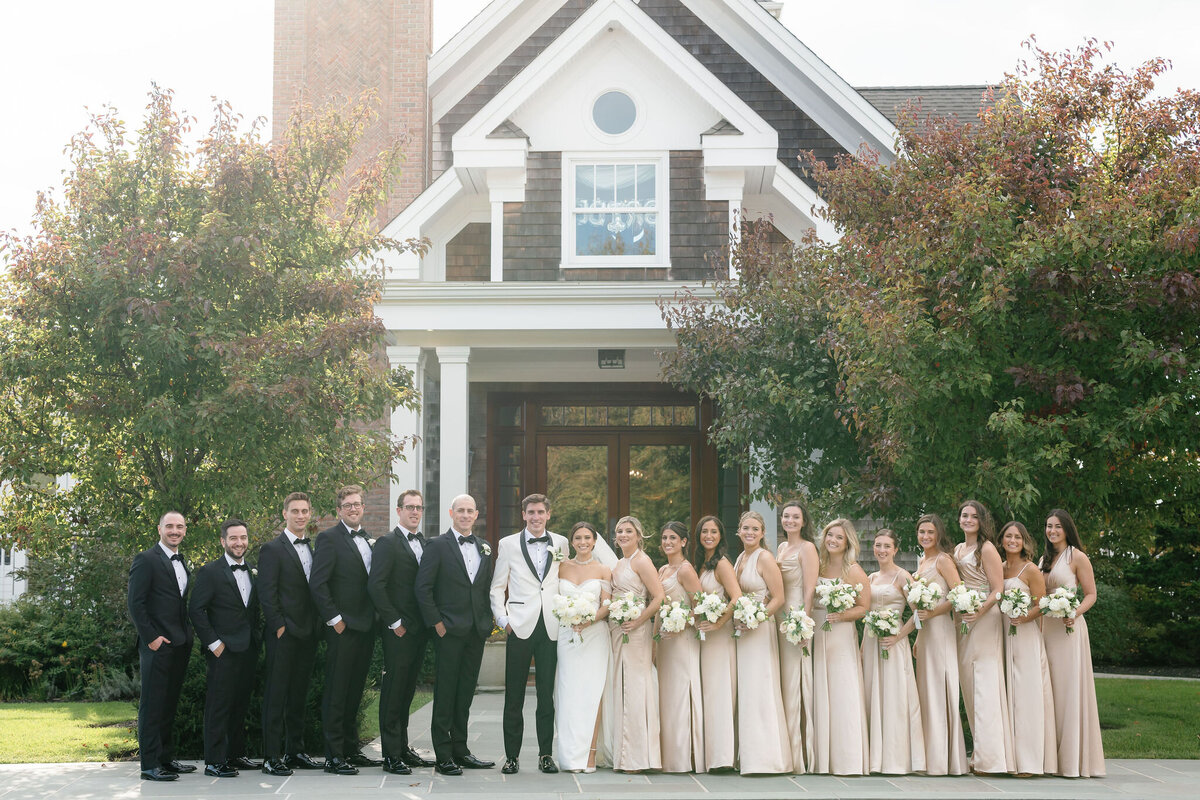 Wedding Party Portrait by Lisa Blanche Photography