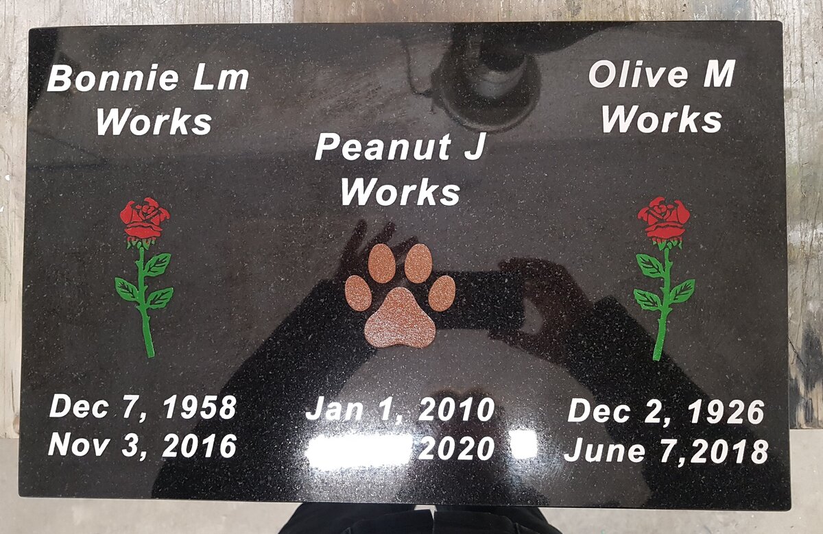 Family Headstone Design Canada