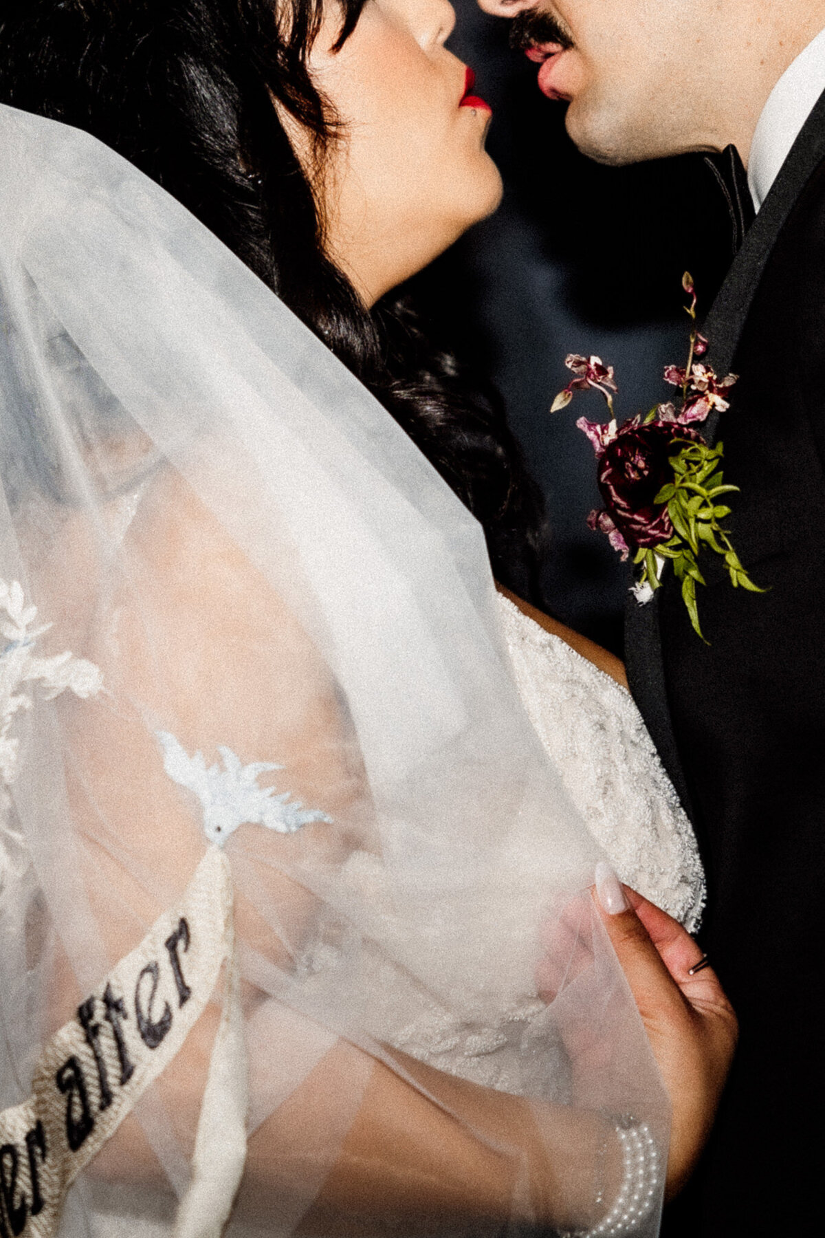 Archer Inspired Photography - Christina and Jake Wedding - Smog Shoppe Los Angeles - Night Flash Couple Photos-84