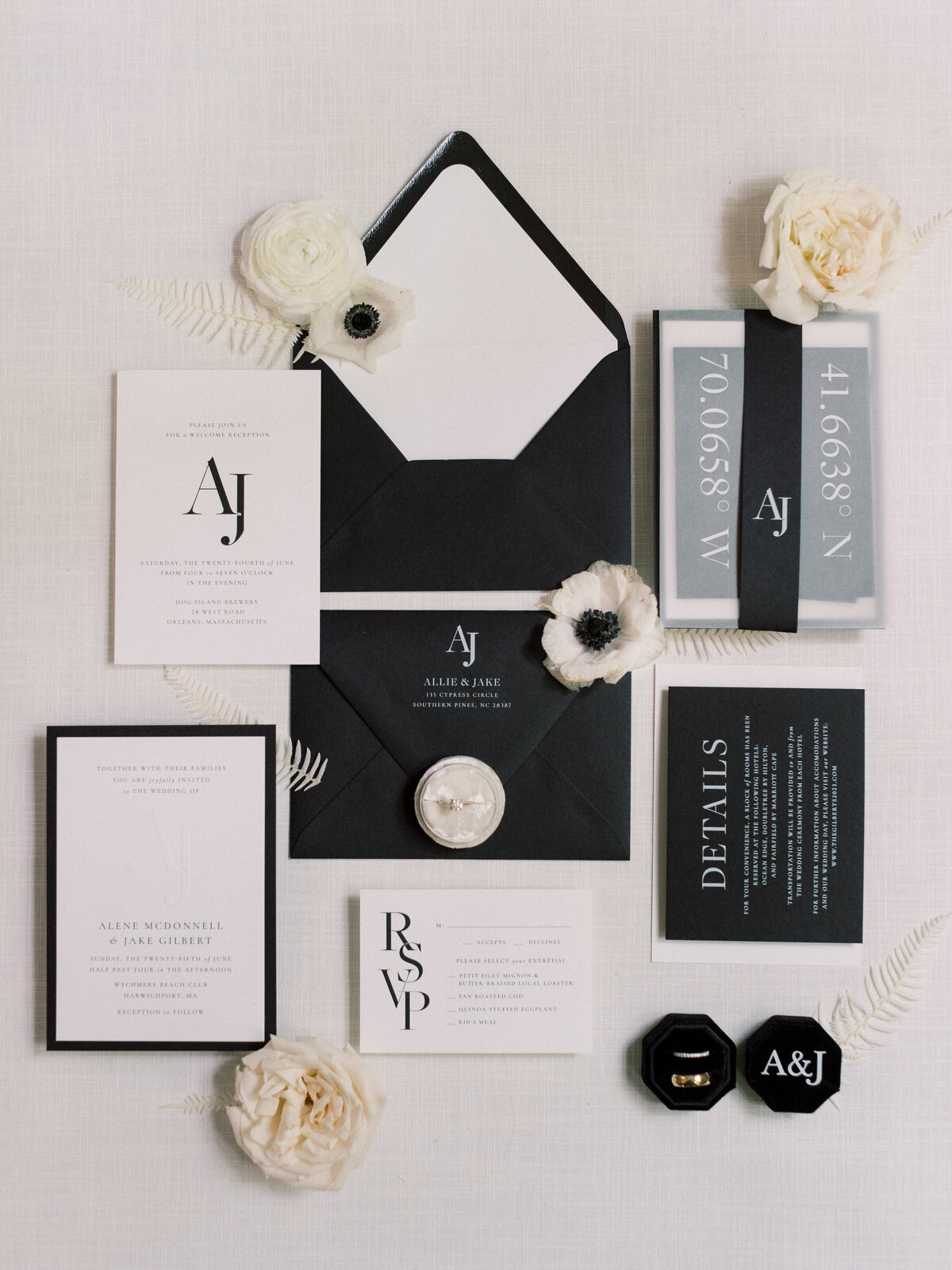 black-and-white-custom-wedding-invitations-