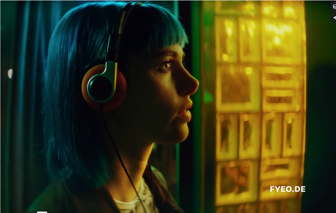 Cinematic visuals for the Feyo brand campaign, highlighting creativity and mood-driven storytelling by Stephan Burchardt.
