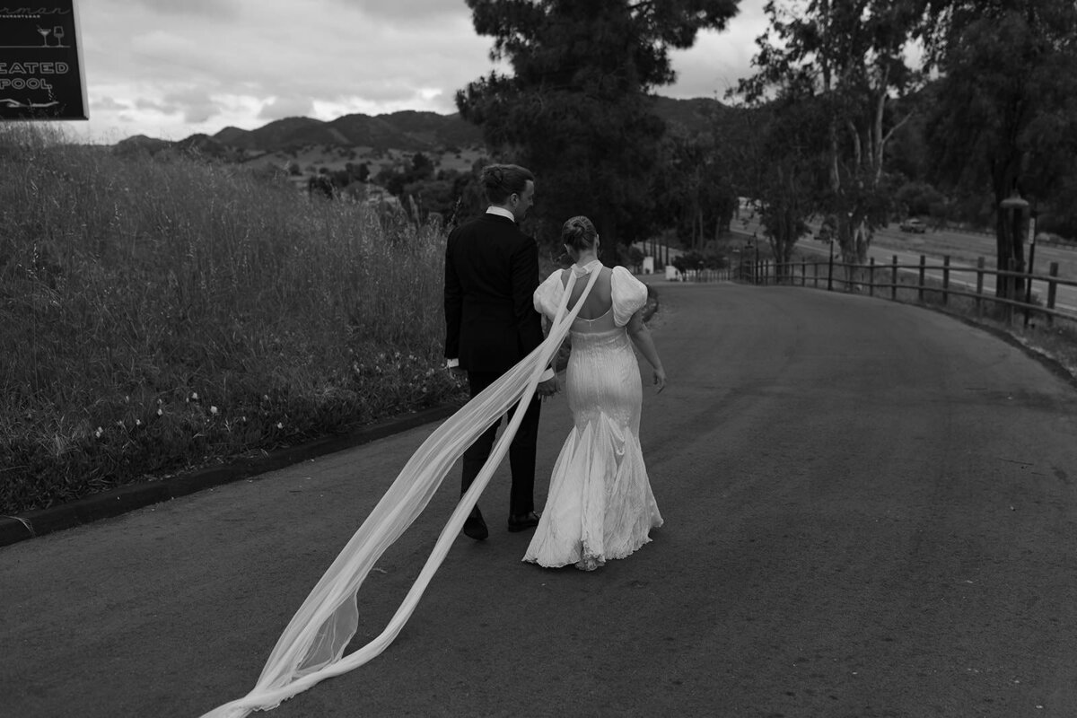 Retro motel chic wedding reception and after party at Skyview Los Alamos - 25