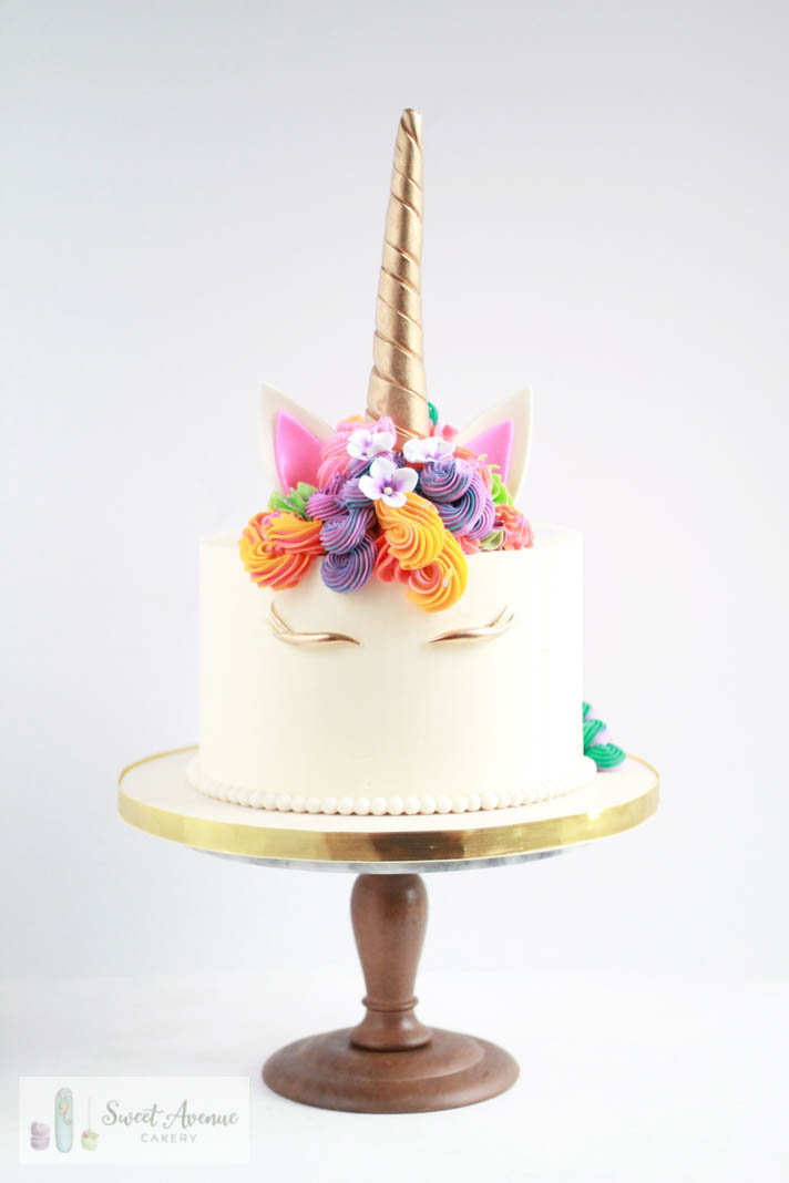 unicorn birthday cake