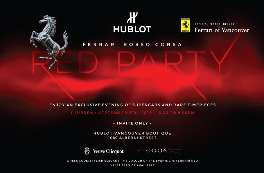 Hublot:Ferrari Invite