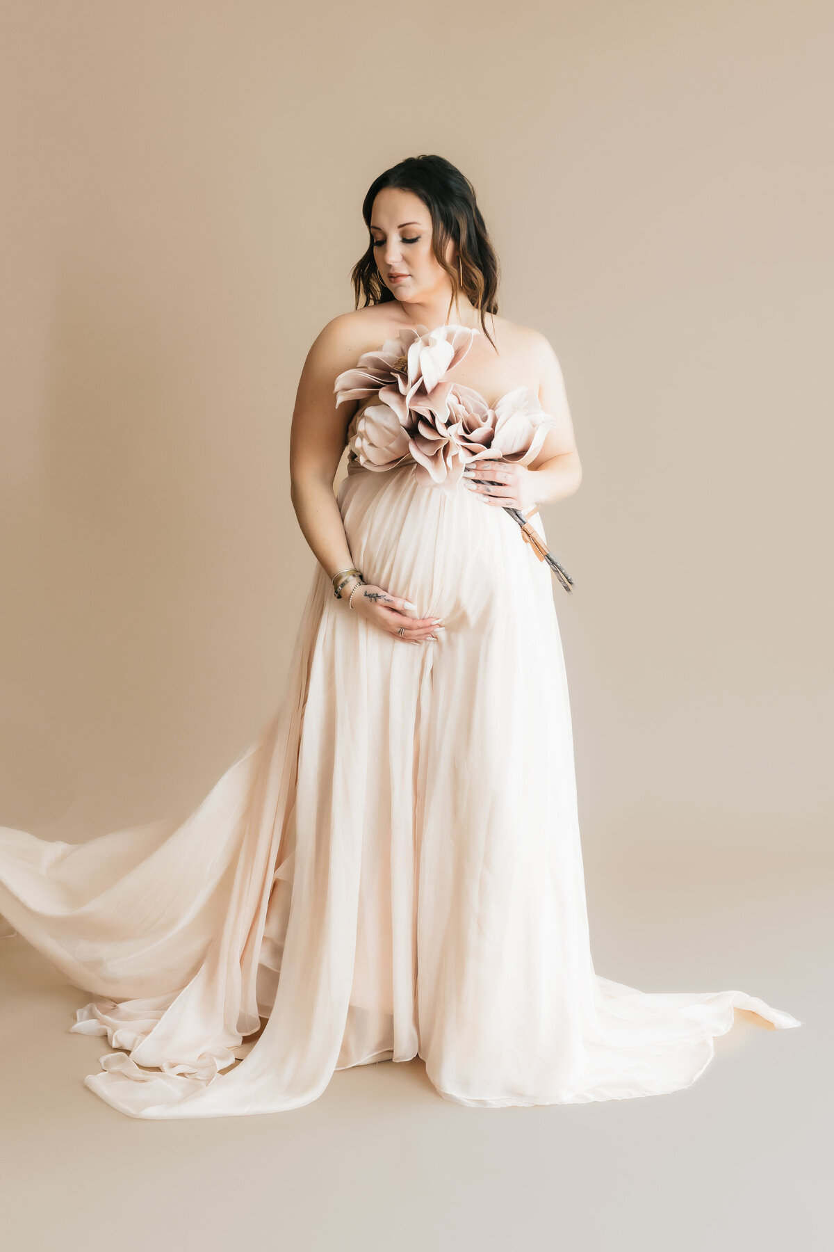 maternity mother in studio lancaster pa maternity photographer