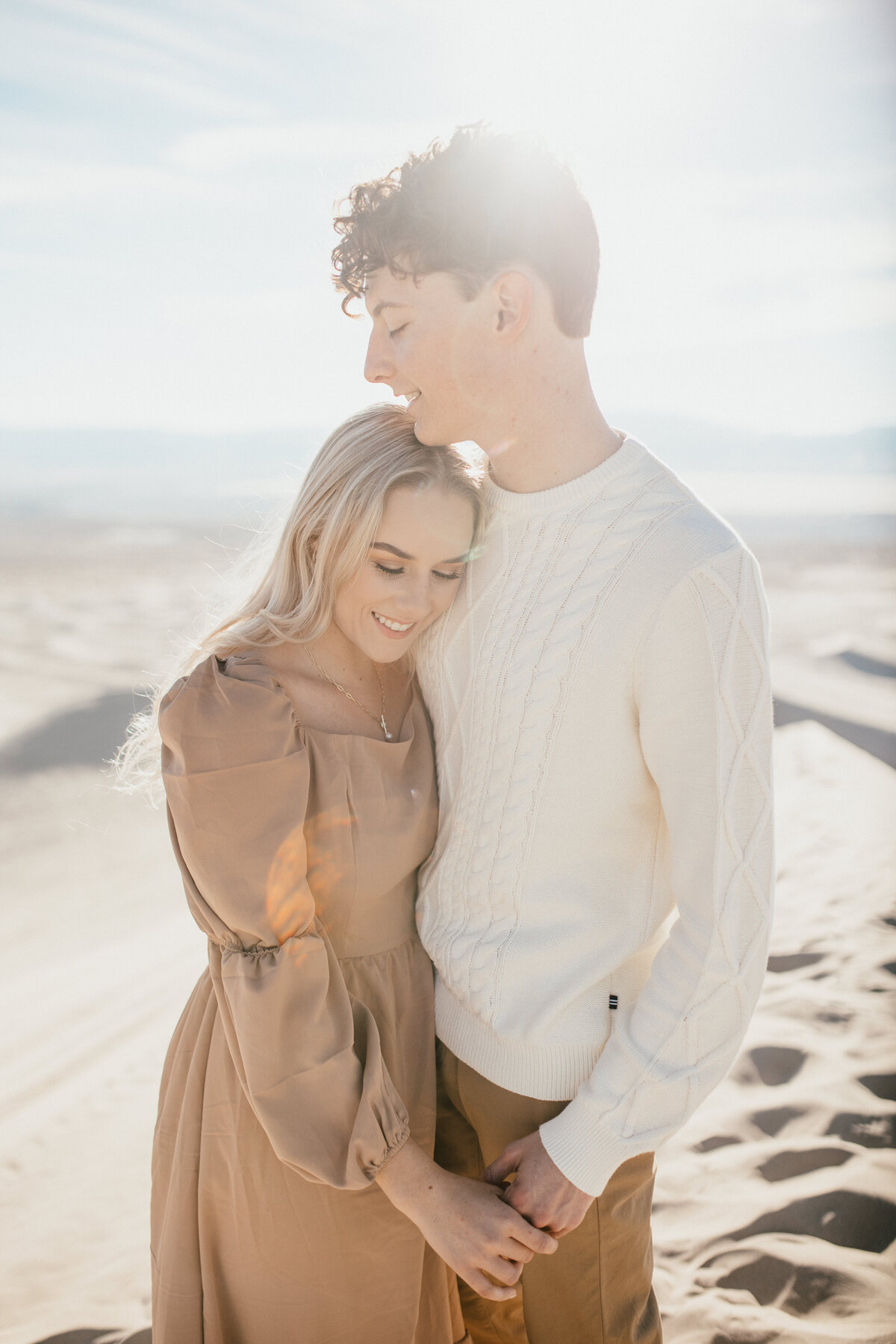 A Sand Dunes Engagement Photography Session - 12