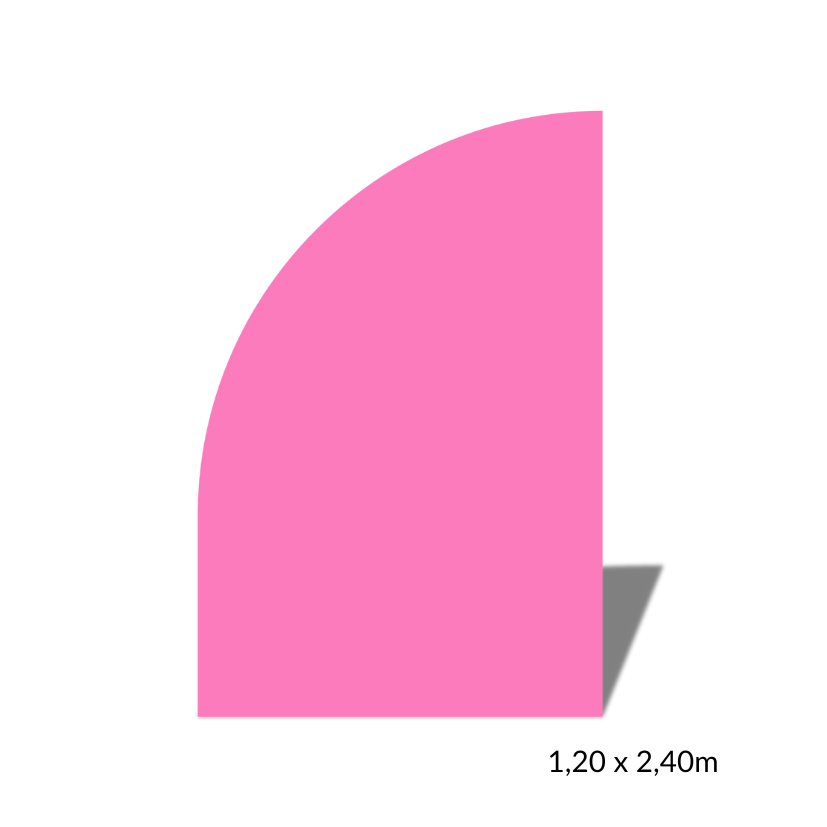 Backdrop Half Rond