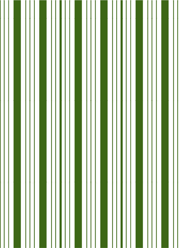 thin green vertical stripe