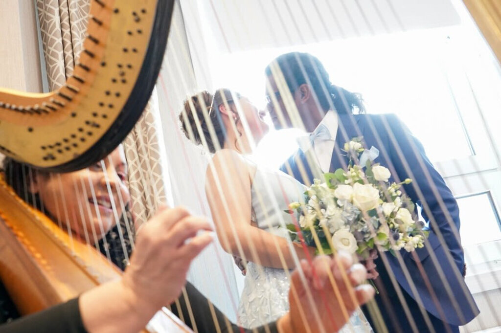 Harp Angel - Harpist, classical wedding musician based in Calgary, BC. Featured on the Brontë Bride Vendor Guide.