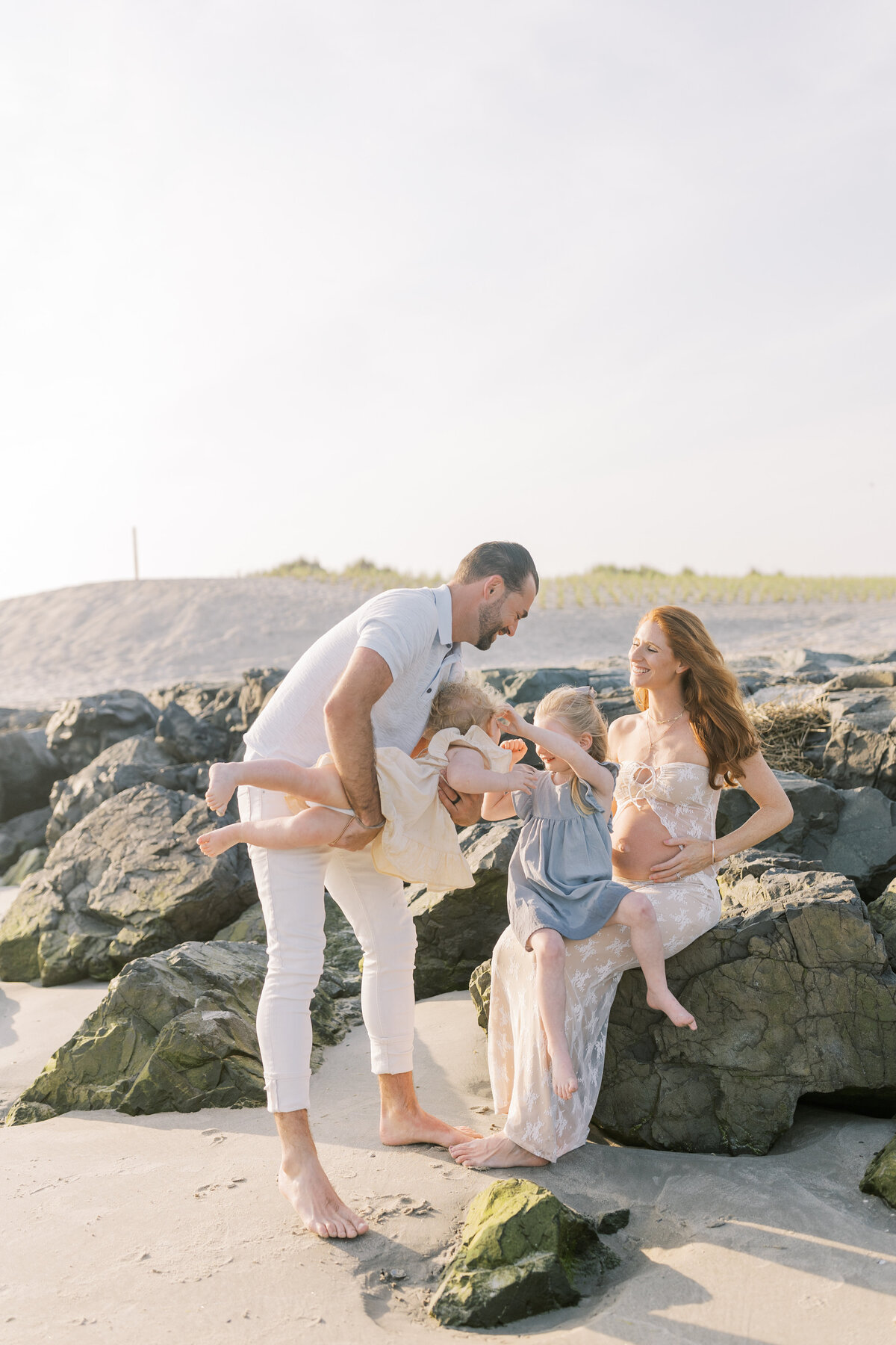 Jersey Shore beach maternity session - 14