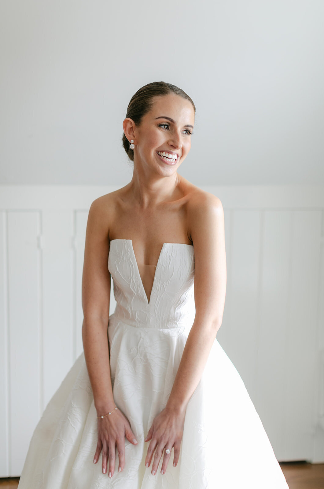 happy-bride-in-a-anne-barge-dress